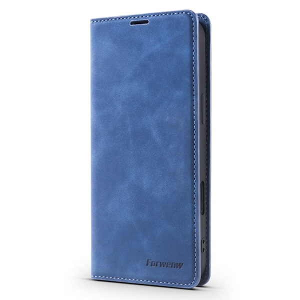 FORWENW iPhone 17 Plånboksfodral Konstläder - Blå