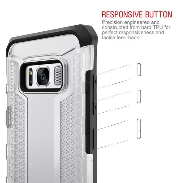 Itskins Octane Cover til Samsung Galaxy S8 - Clear Transparent