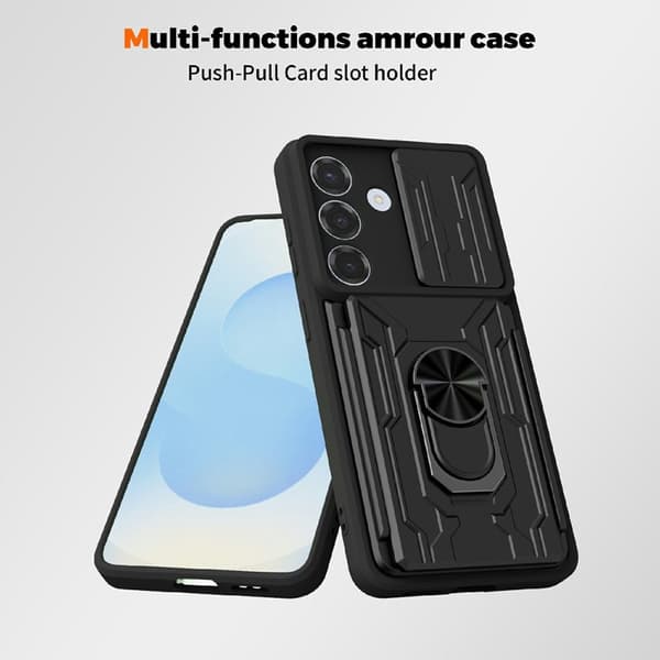 Mobilskal för Samsung Galaxy S26 PC + TPU Kickstand - Roséguld