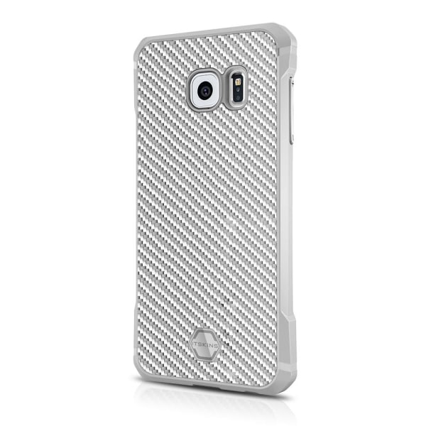 Itskins Atom DLX -kuori Samsung Galaxy S7 Edge -puhelimelle - Hiilenvalkoinen White
