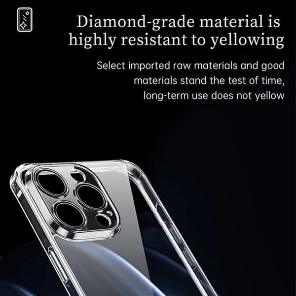 SULADA Mobilskal till iPhone 16 Pro Max TPU + Härdat Glas Transparent