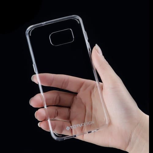 Totu Supreme Series Mobilskal til Samsung Galaxy S7 Edge - Transparent Transparent