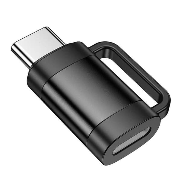 Hoco Adapter OTG USB-C Til Lightning 3A UA31E - Sort Black