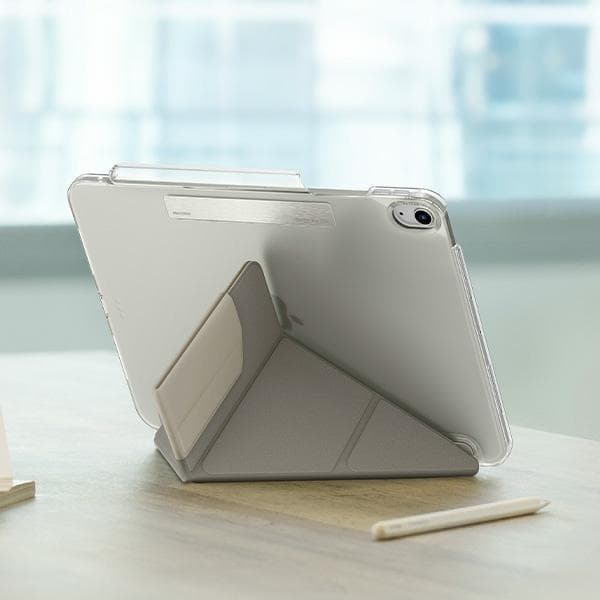 UNIQ iPad Air 13" (2024) Etui Camden Click - Blå/Stenblå