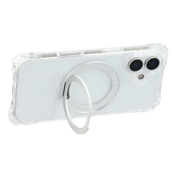 Mobilskal till iPhone 17 MagSafe Ring Kickstand - Transparent Transparent