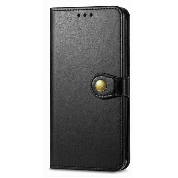 Plånboksfodral för Samsung Galaxy S26 Plus Konstläder Stativ - Svart