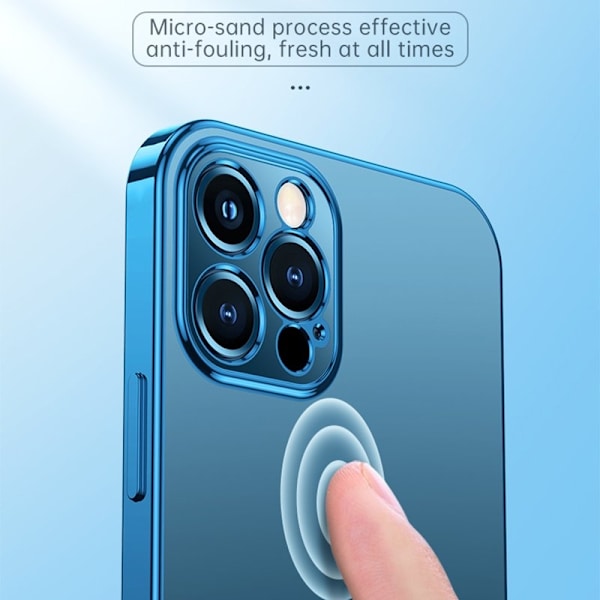 SULADA Mobilskal till iPhone 13 Drop-proof TPU Electroplating Svart