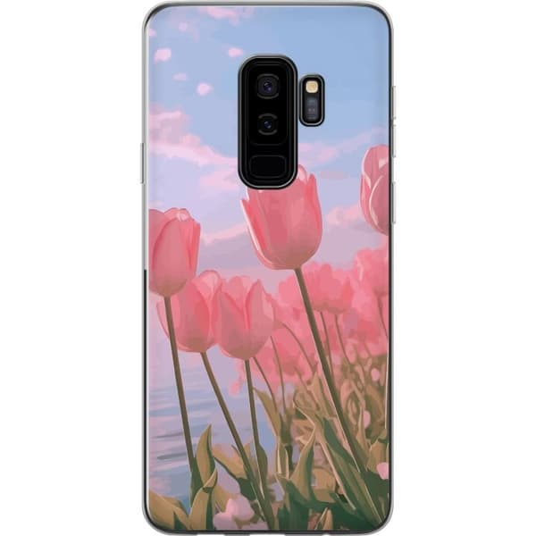 Mobilskal till Samsung Galaxy S9+ med Rosa Tulpaner