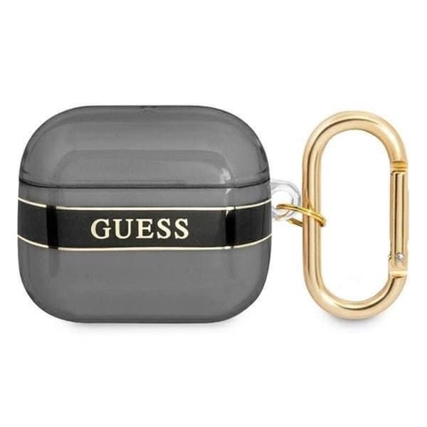 Guess AirPods 3 Skal Strap Collection - Musta Black