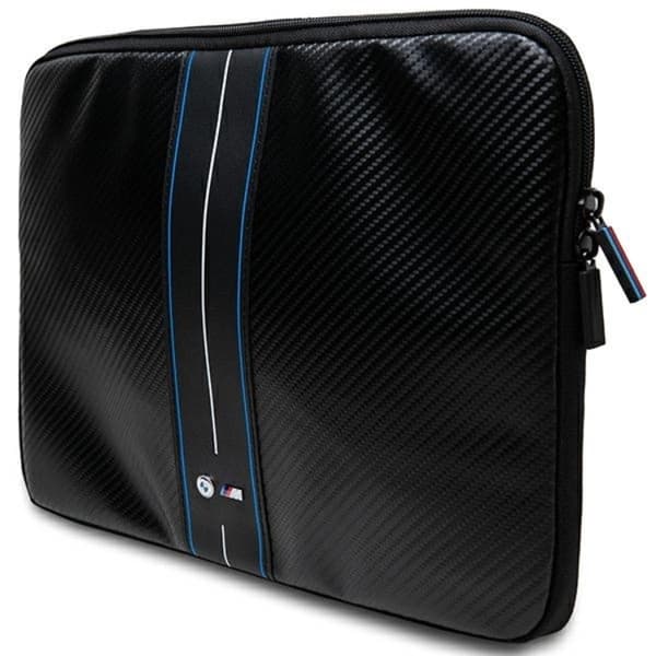 BMW Datorfodral 16'' Carbon & Blå Stripe - Svart Black