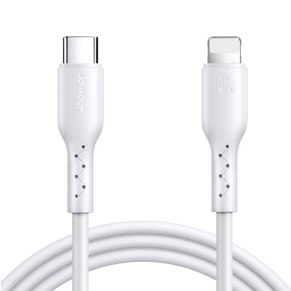 Joyroom USB-C valaistuskaapeli Flash-Charge 1m - valkoinen