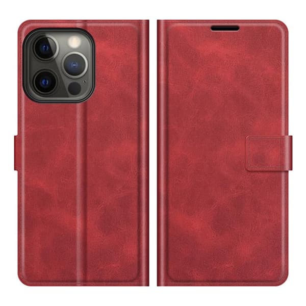 BooM RFID-suojattu lompakkokotelo iPhone 12 Pro Max - Punainen Röd