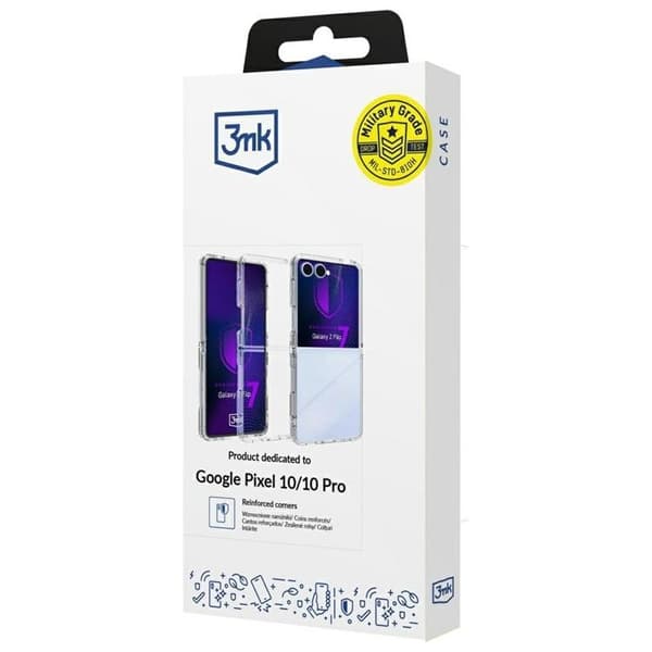 3MK Mobilskal till Galaxy Z Flip 7 Armor - Transparent Transparent
