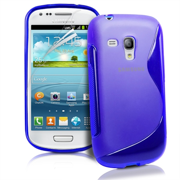 FlexiCase Skal till Samsung Galaxy S3 Mini i8190 - (Blå) Blå