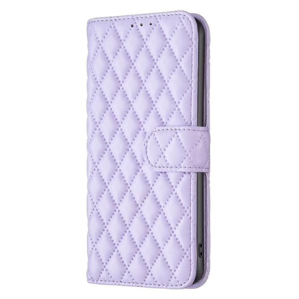 BINFEN iPhone 14 Plus Plånboksfodral Rhombus - Lila Lila