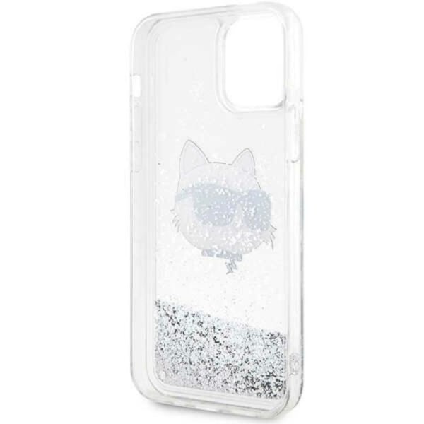 Karl Lagerfeld iPhone 12/12 Pro Case Liquid Glitter Choupette He