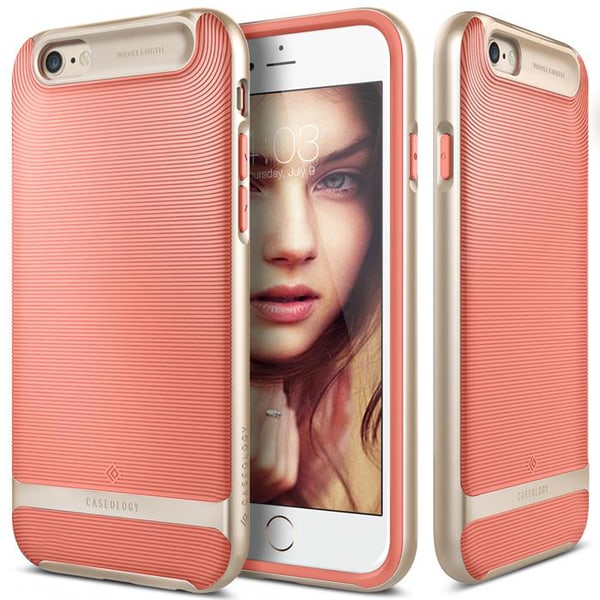 Caseology Wavelength Skal till Apple iPhone 6   /   6S  - Rose G