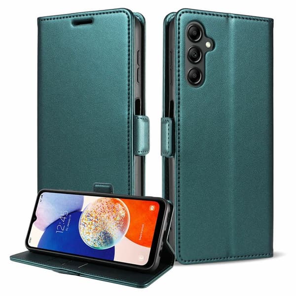 Plånboksfodral för Samsung Galaxy S26 Plus Magnetiskt RFID - Mörkgrön