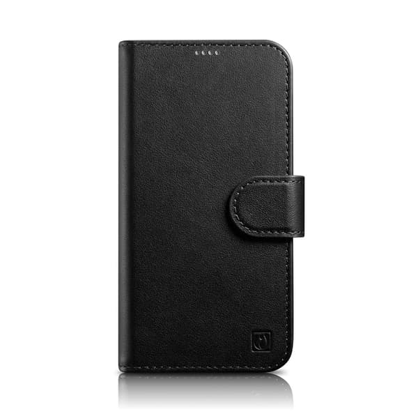 iCarer iPhone 14 Plus Plånboksfodral 2in1 Anti-RFID - Svart Black