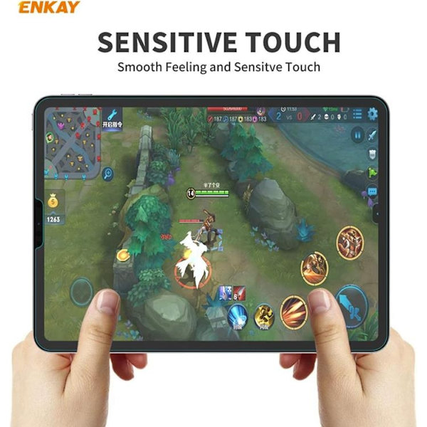 [1-PACK] ENKAY iPad Pro 11 (2020/2021/2022) Härdat Glas Skärmskydd 2.5D LCD 9H