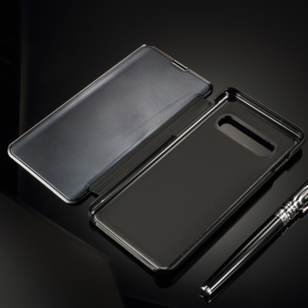 Window Mirror Fodral till Samsung Galaxy S10 Plus - Svart Svart