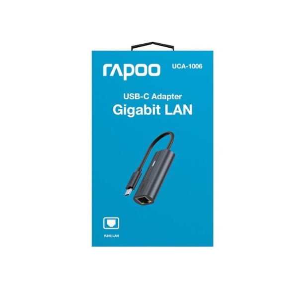 RAPOO Adapter UCA-1006 USB-C til Gigabit LAN