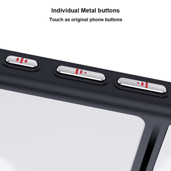 XUNDD XDD-0007 Mobilskal till iPhone 16 Plus MagSafe TPU+PC Svart