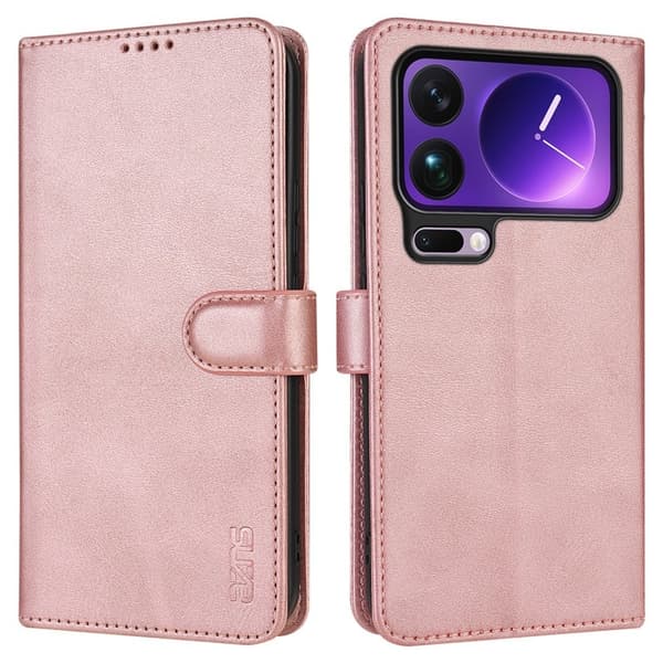 AZNS Xiaomi 17 Pro Plånboksfodral Konstläder - Roséguld