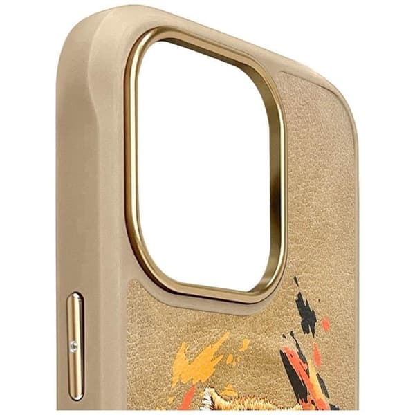 Nimmy Telefontaske til iPhone 16 Pro Max MagSafe Tiger - Lysebrun Brun