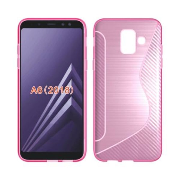 Flexicase-kuori Samsung Galaxy A6 (2018) - Pinkki Pink