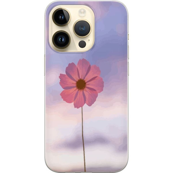 Mobilskal till Apple iPhone 15 Pro med Rosa blomma
