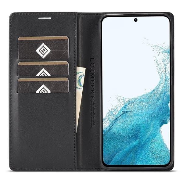 LC.IMEEKE Samsung Galaxy A17 5G Plånboksfodral Konstläder - Vit
