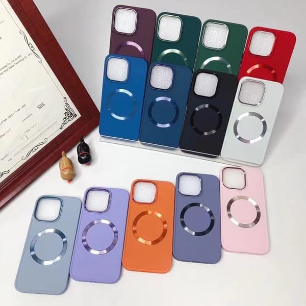 BOOM iPhone 14 Plus Kuori Magsafe Liquid Silicone - Lavender Lila