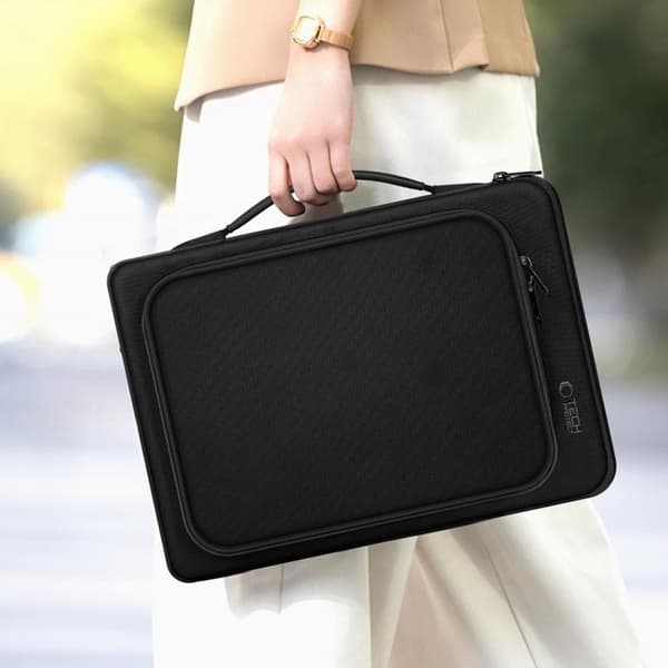 Tech-Protect Taske til bærbar computer 13"-14" Basic - Sort Svart