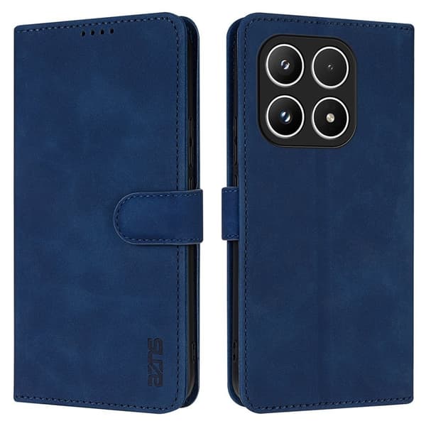 AZNS Xiaomi 17 Plånboksfodral Konstläder - Blå