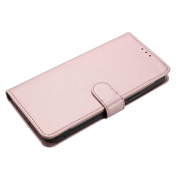 Samsung Galaxy S26 Edge Plånboksfodral Konstläder Ställ - Roséguld