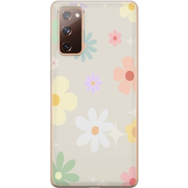Mobilskal till Samsung Galaxy S20 FE med fejdande blommor