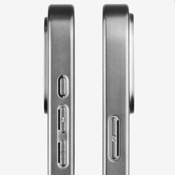 KIGC Mobilskal till iPhone 16 Pro Korthållare Electroplating - Grå Grå
