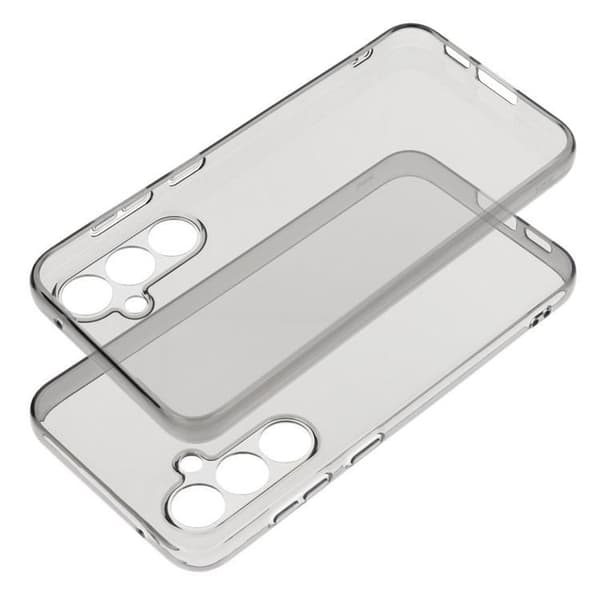 Galaxy A35 5G Mobilskal Premium 1,5mm - Sort/Transparent Transparent