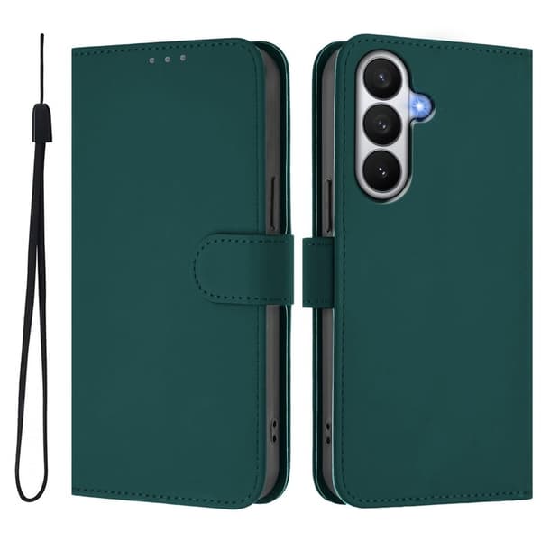 Samsung Galaxy S26 / S26 Pro Plånboksfodral Konstläder - Grön