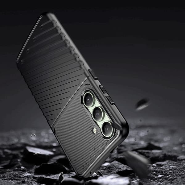 Mobilskal till Galaxy S24 FE Thunder Armored - Svart Black