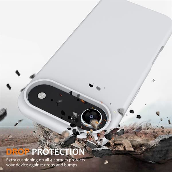 Mobilskal till iPhone Air MagSafe Silikon Anti-Drop - Vit Vit