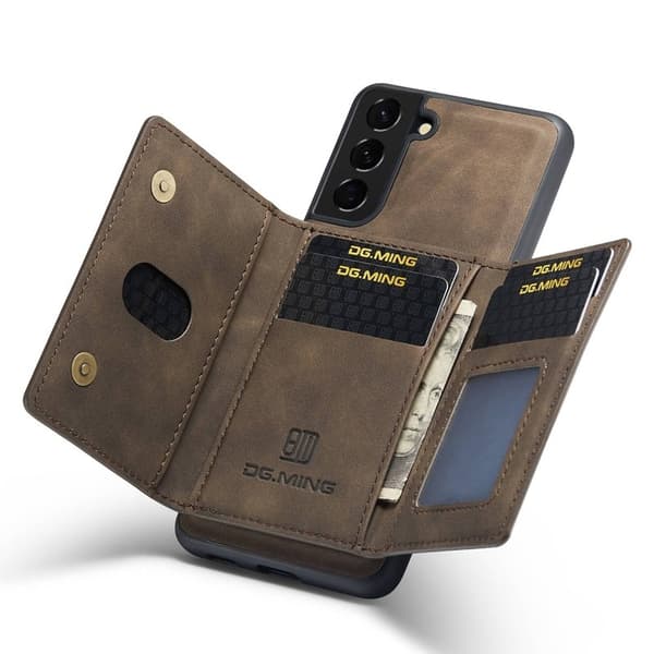 DG.MING M2 Series Mobilskal till Samsung Galaxy S23 Magnetisk Brun