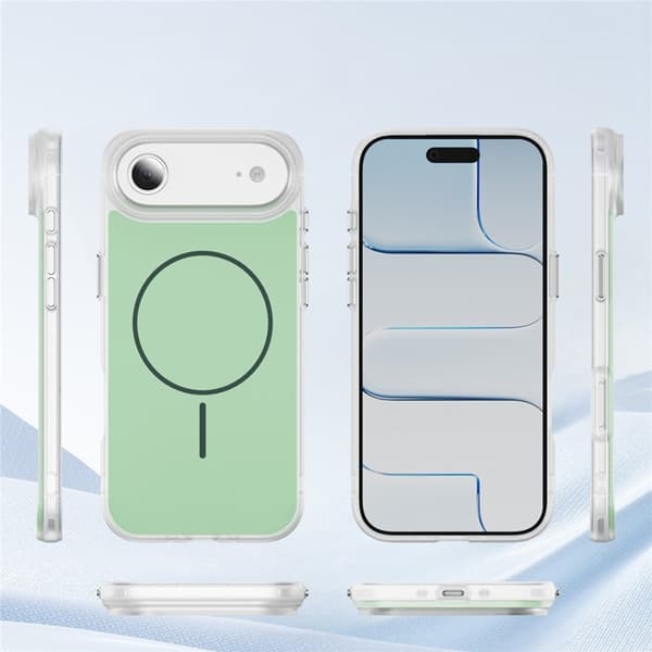 Mobilskal till iPhone Air MagSafe Skin Touch TPU PC - Grön Grön