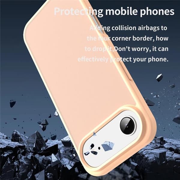 Mobilskal till iPhone Air Skin Touch Matte - Rosa Rosa