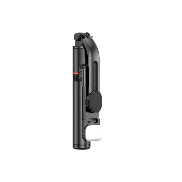 Tech-Protect Bluetooth Selfie Stick Tripod Med LED Light L05S - Svart Svart