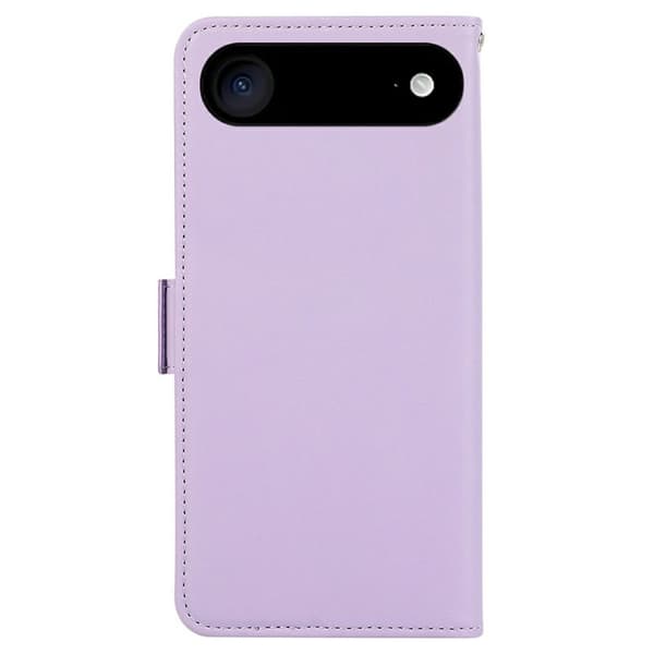 ABEEL iPhone Air Plånboksfodral Konstläder med RFID-Skydd - Lila