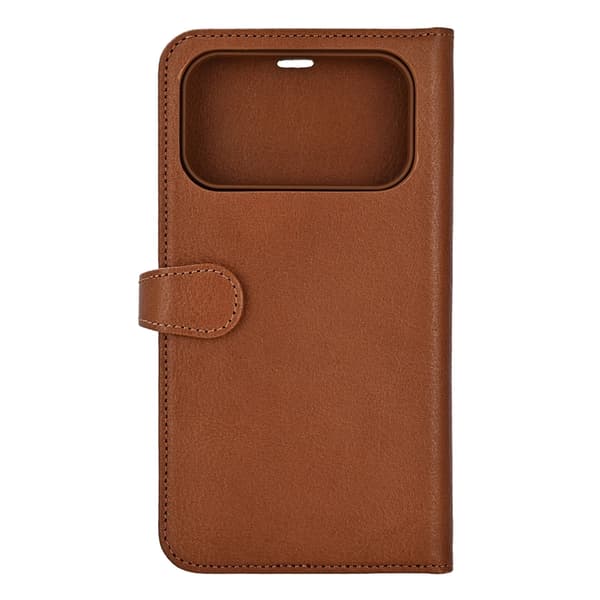 BUFFALO iPhone 17 Pro Max Pung Etui MagSafe 2-i-1 3 Kort - Brun Brun
