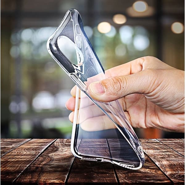 Samsung Galaxy S20 FE Cover Clear 2mm Blød Plast Transparent Transparent