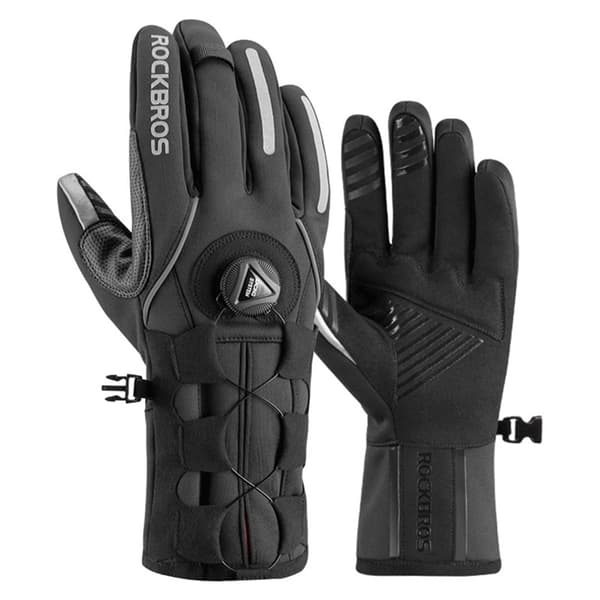 ROCKBROS Touchvantar Handskar Cykel Reflective MTB S212BK Svart